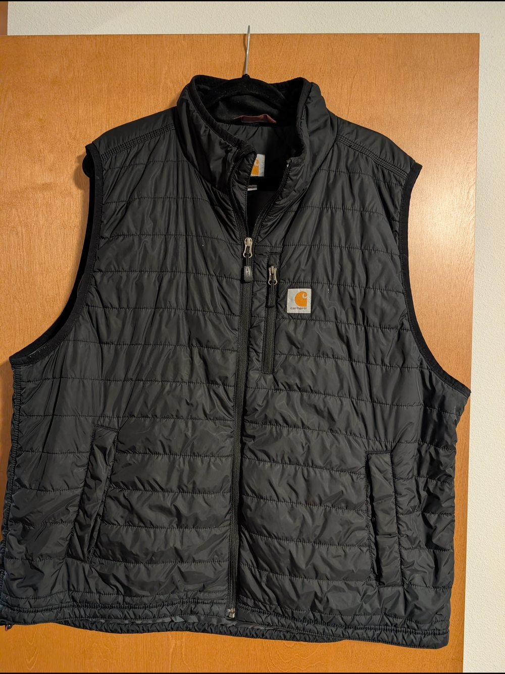 Carhartt Men's Black Quilted Lightweight Vest 2XL
